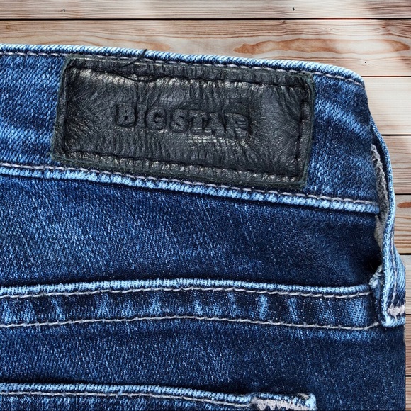 BIG STAR Brigette Slim Straight Dark Wash Sz. 28R - Picture 3 of 10